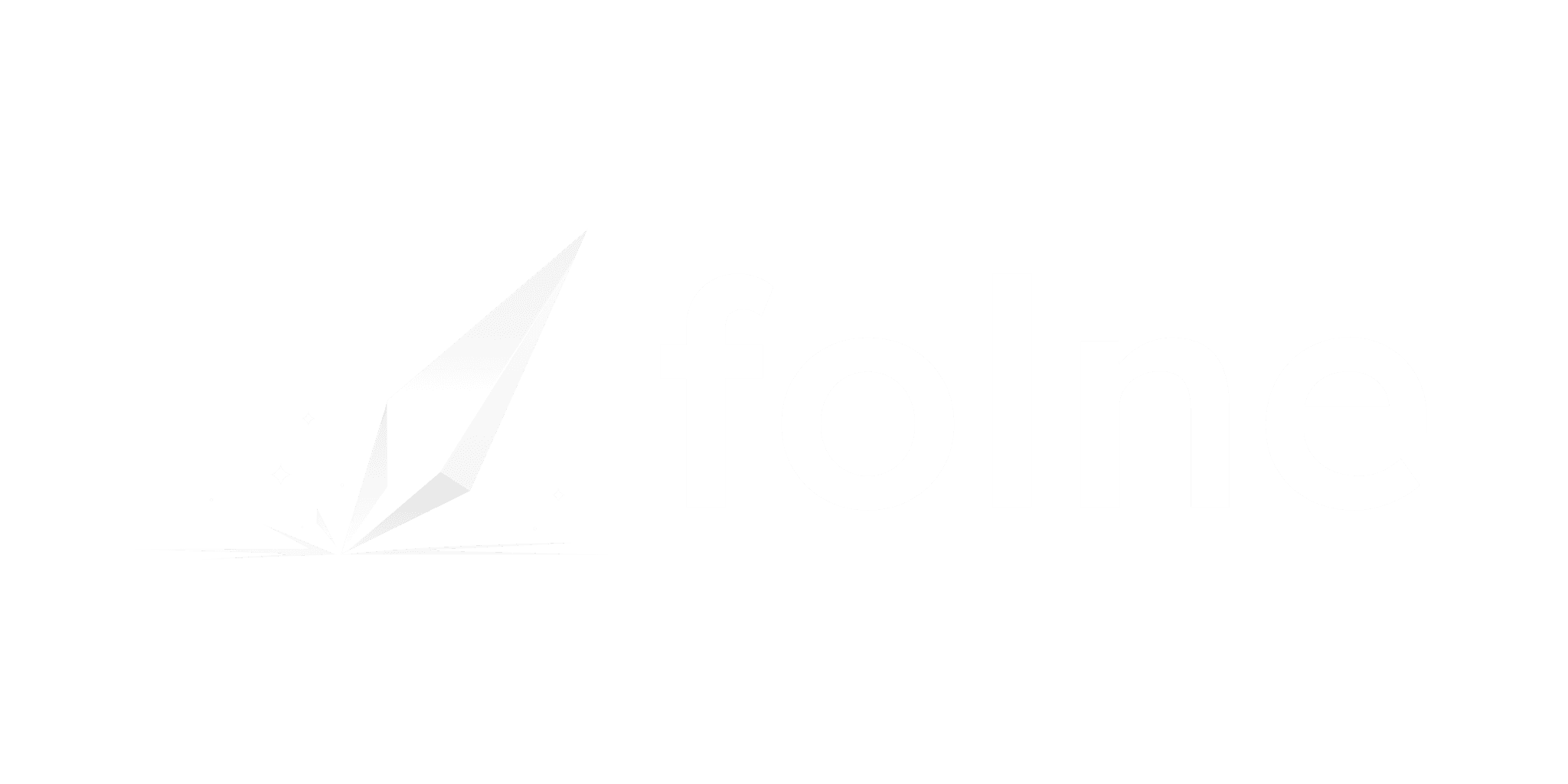 folne ロゴ — ホワイト
